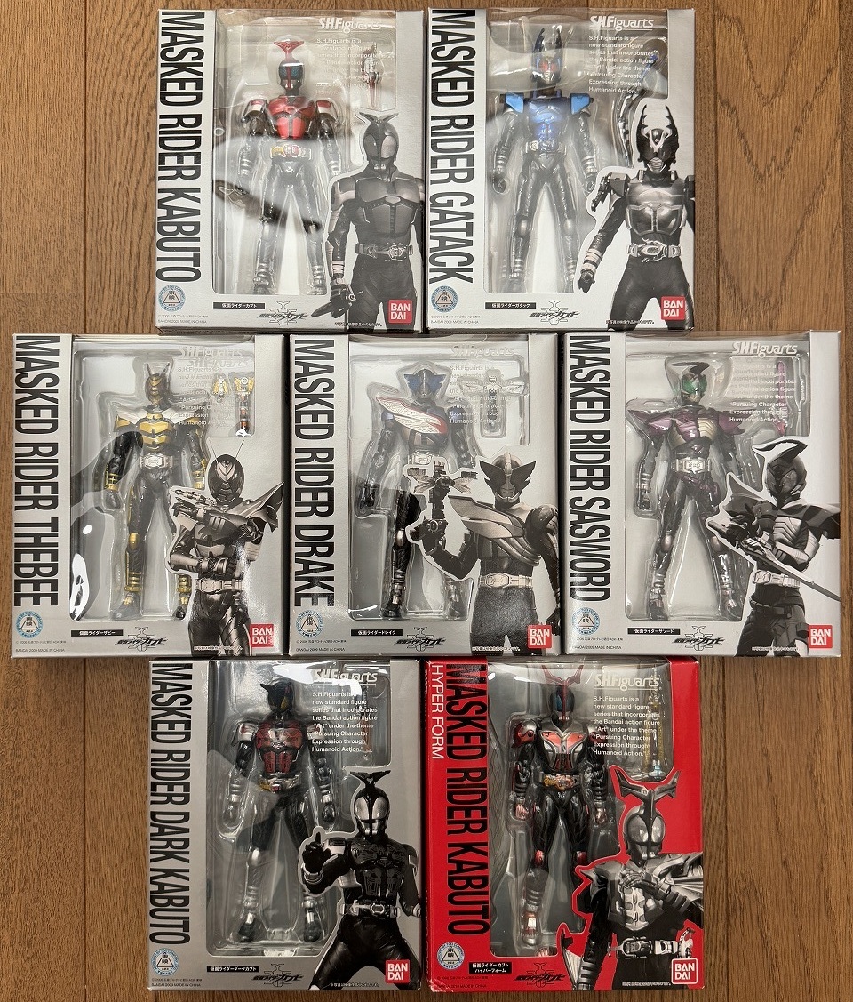 独特な店 バンダイ S.H.フィギュアーツ/ S.H.Figuarts: 仮面ライダーカブト & ガタック & ザビー & ドレイク & サソード & ダークカブト & ハイパー 仮面ライダーカブト