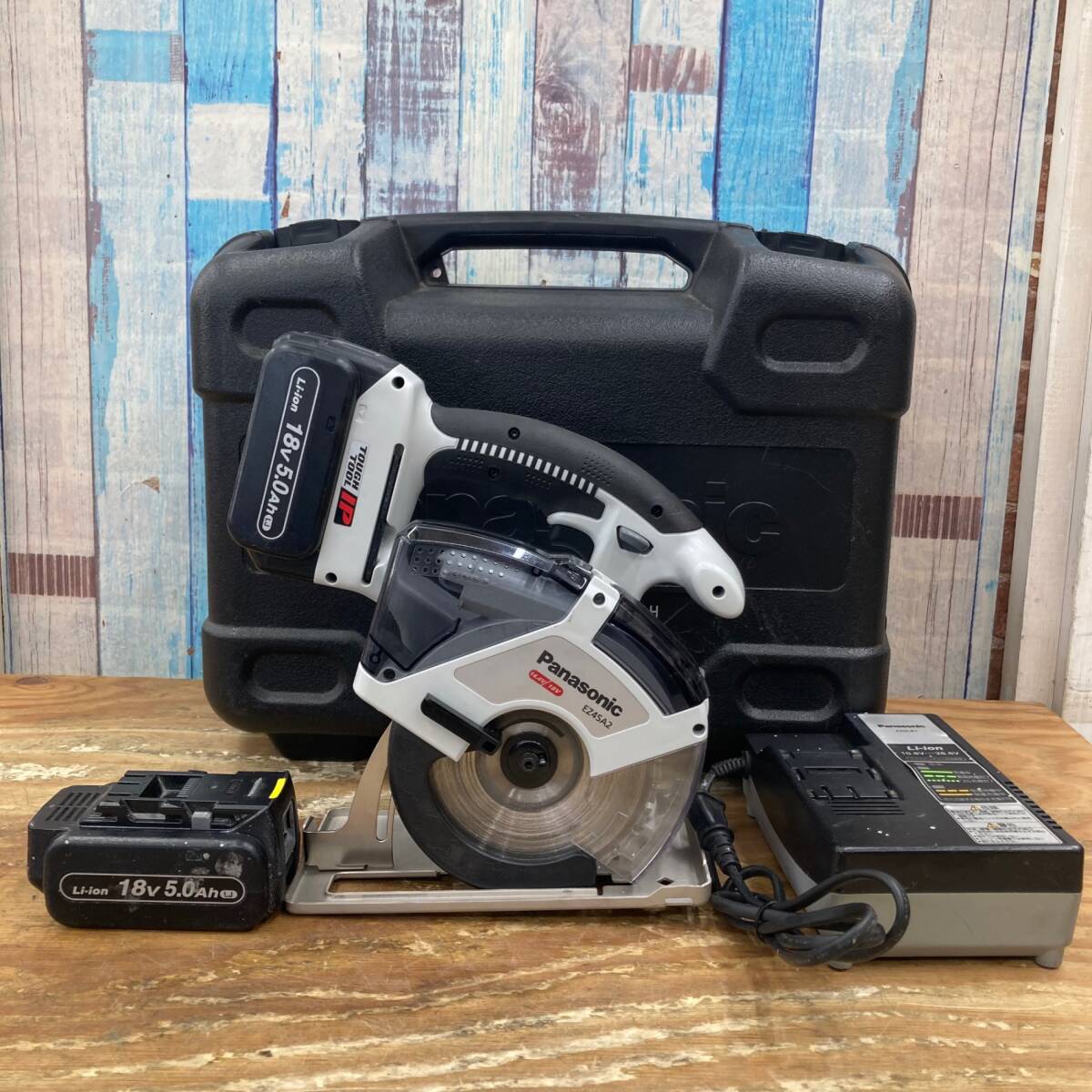 中古品】☆パナソニック(Panasonic)135mm コードレスチップソー 中古品】☆パナソニック(Panasonic)135mm コードレスチップソー
