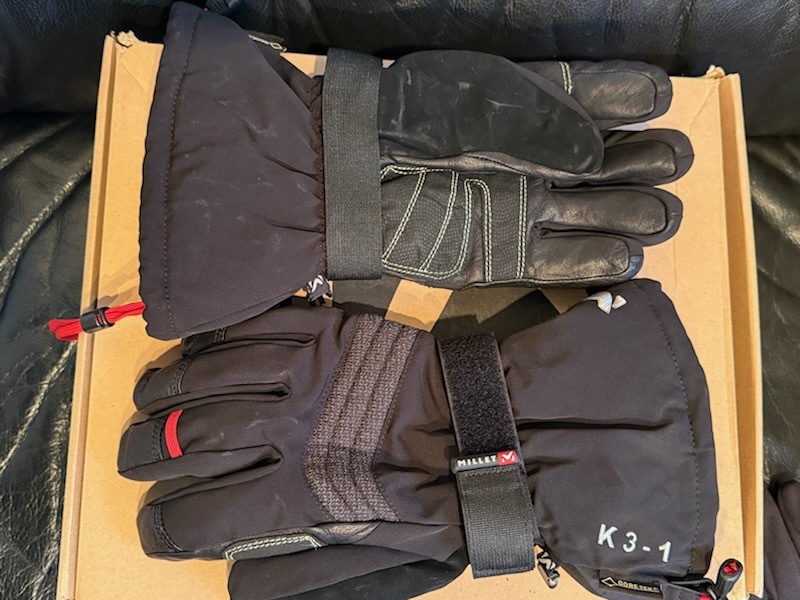 安い割引 ミレー L インナーグローブ付き スキーグローブ GORE-TEX MILLET 男性用