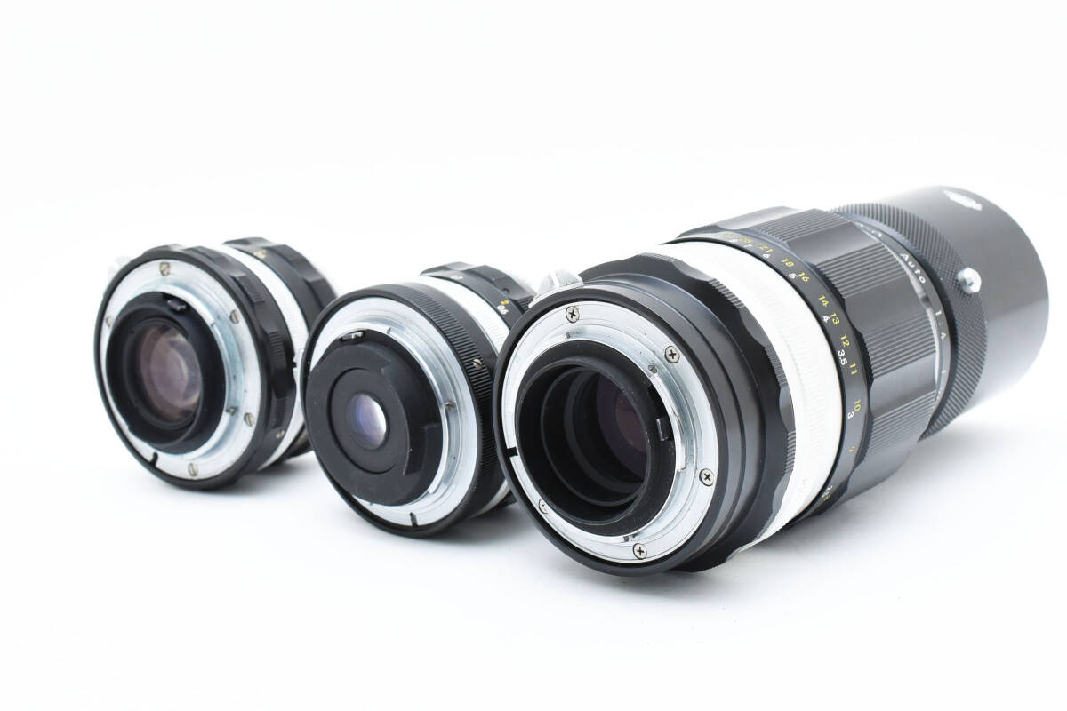 ★☆NIKON ニコン F アイレベル 陸上自衛(wèi)隊(duì)仕様 オリーブペイント レンズ3本セット★☆