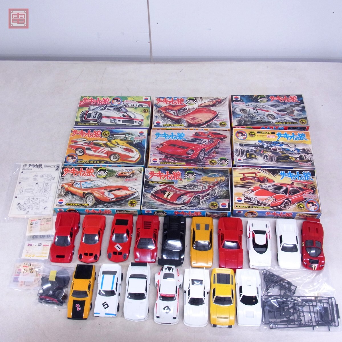 男の子向けプレゼント集結 ジャンク 組立済 日東科学 1/28 サーキットの狼 カウンタック その他