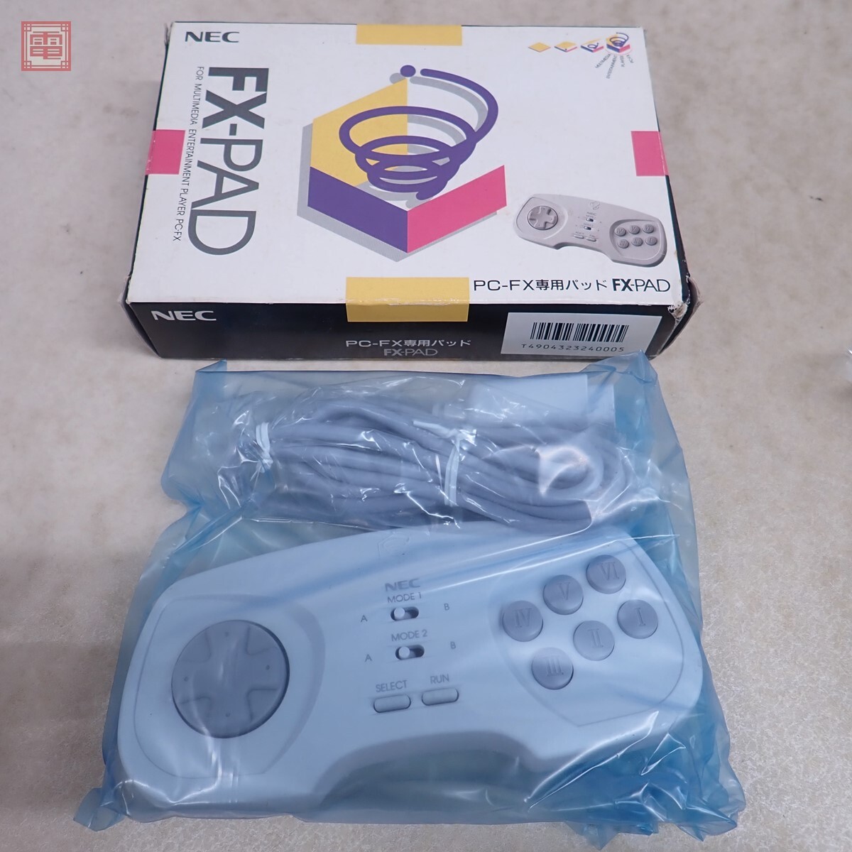 未使用 PC-FX 専用パッド FX-PAD 日本電気 NEC 箱付【10 - PC-FX