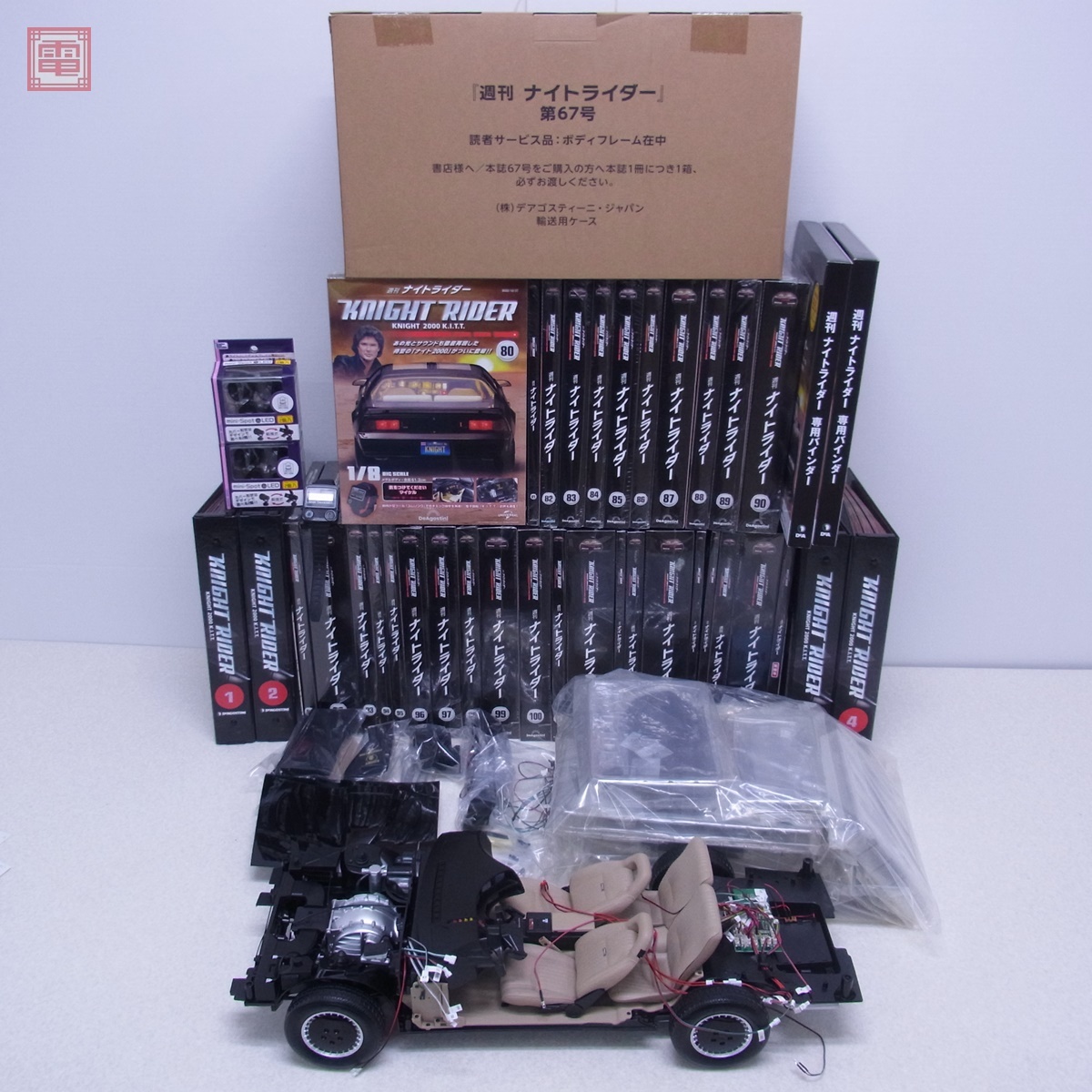 一部組立途中 デアゴスティーニ 1/8 週刊 ナイトライダー KNIGHT 一部組立途中 デアゴスティーニ 1/8 週刊 ナイトライダー KNIGHT