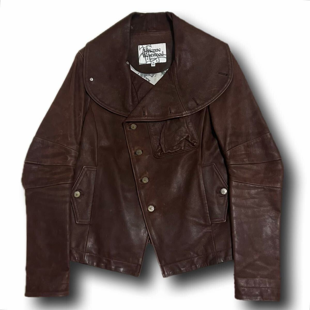 Vivienne Westwood MAN アーマーフェンシングレザージャケット Vivienne Westwood MAN アーマーフェンシングレザージャケット