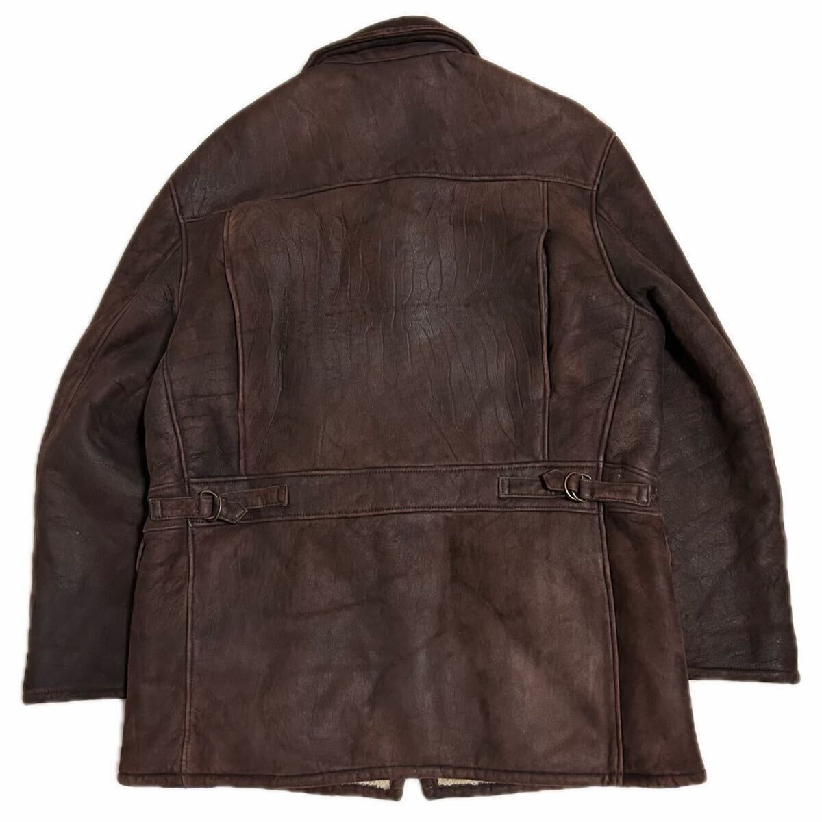 80s 90s GIORGIO ARMANI ムートンレザーコート アルマーニ 80s 90s GIORGIO ARMANI ムートンレザーコート アルマーニ