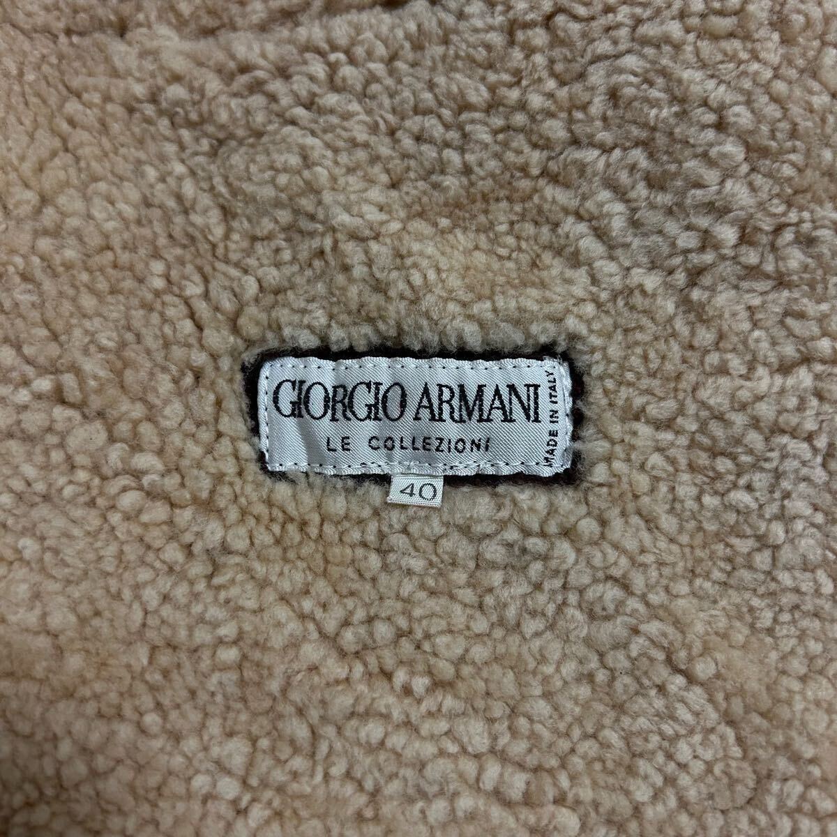 80s 90s GIORGIO ARMANI ムートンレザーコート アルマーニ 80s 90s GIORGIO ARMANI ムートンレザーコート アルマーニ