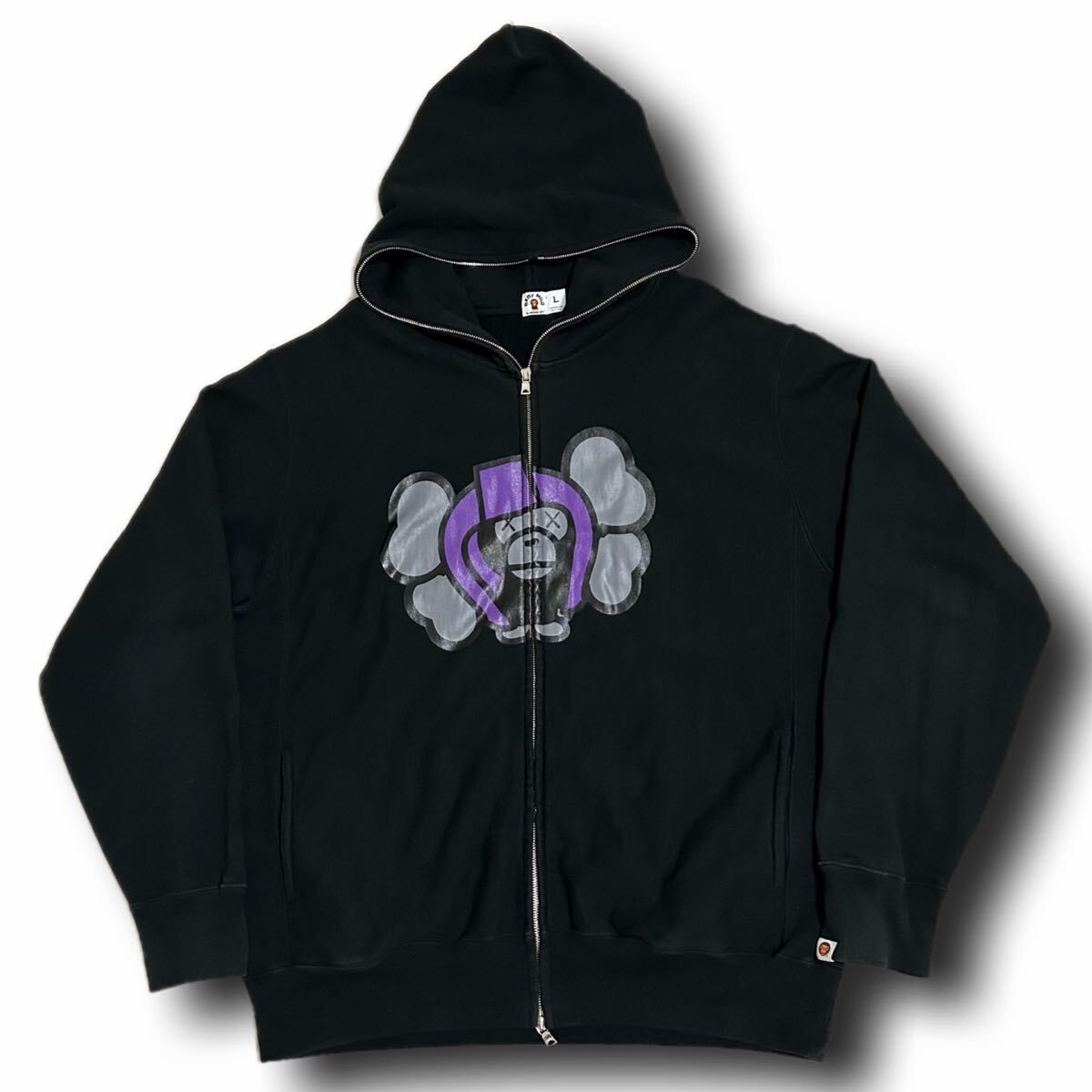 Yahoo!オークション - 希少 A BATHING APE KAWS フルジップ Yahoo!オークション - 希少 A BATHING APE KAWS フルジップ