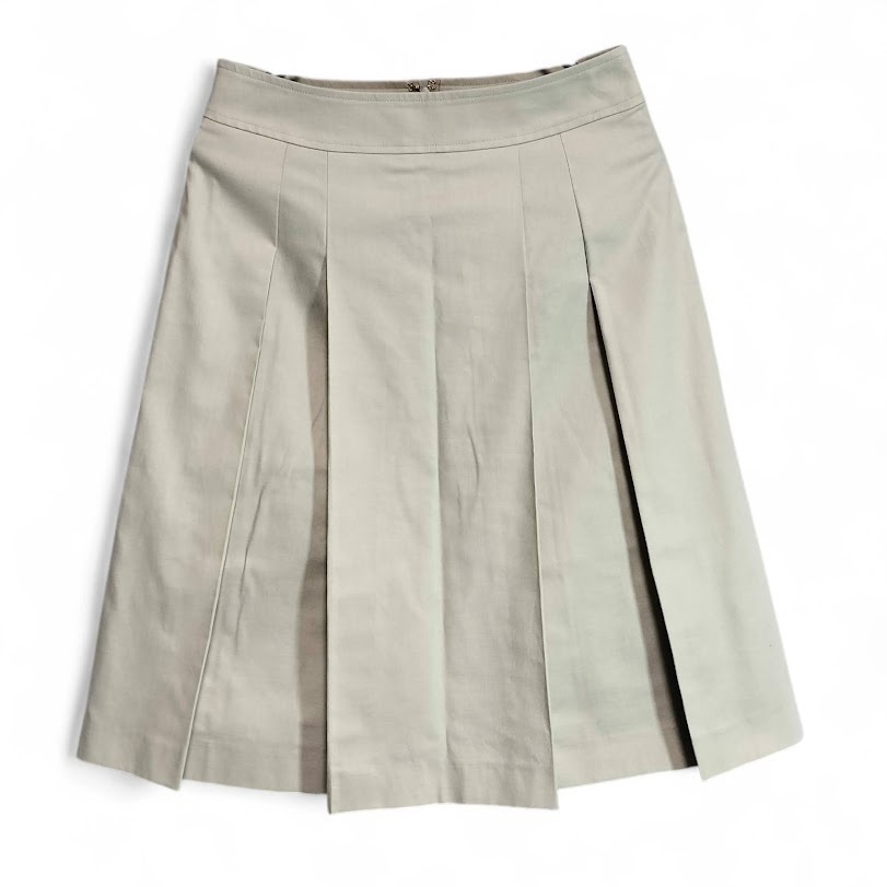 【1000円スタート】 OLD ENGLAND オールドイングランド プリーツ スカート 34 白