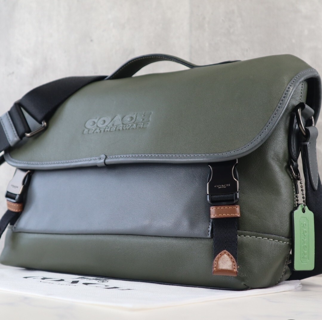『中古美品』コーチ(coach) メッセンジャーバッグ Yahoo!オークション - 希少 近年モデル 極美品 コーチ COACH