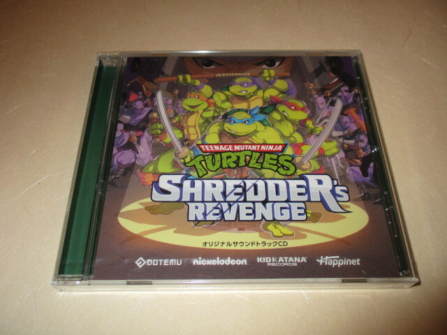 未開封新品　ゲーム音楽CD　ティーンエイジミュータントニンジャタートルズ　シュレッダーズリベンジ　オリジナルサウンドトラック