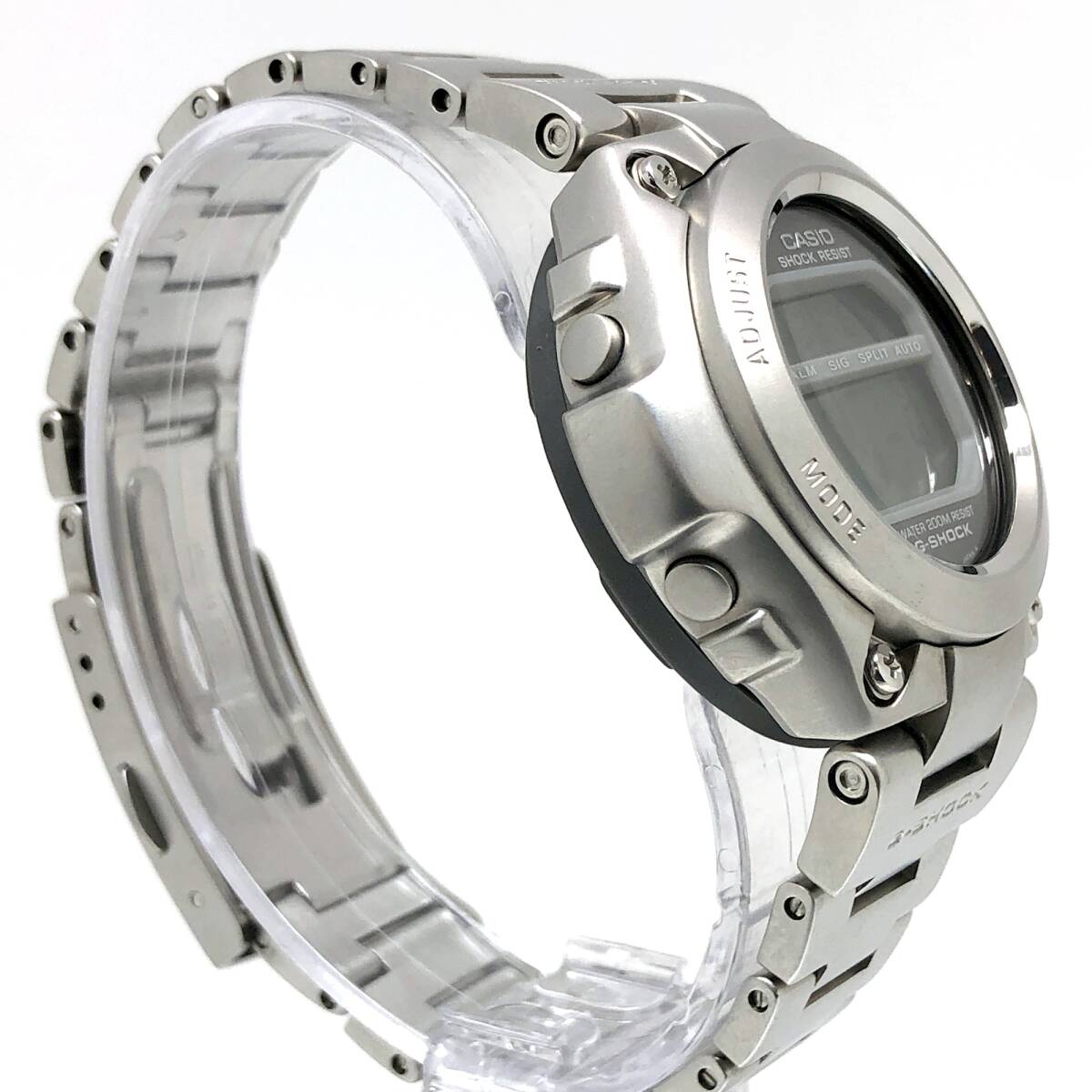 美品 G-SHOCK DW-8900-1V MR-G ステンレス製 フルメタル 海外 美品 G-SHOCK DW-8900-1V MR-G ステンレス製 フルメタル 海外