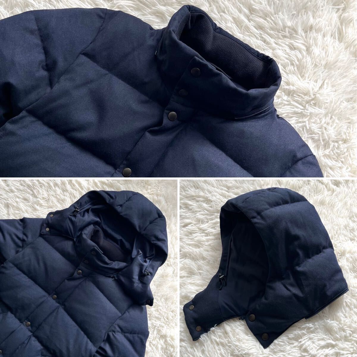 極美品 2way ネイビー ダウン80% 肉厚 ユナイテッドアローズ 極美品 2way ネイビー ダウン80% 肉厚 ユナイテッドアローズ