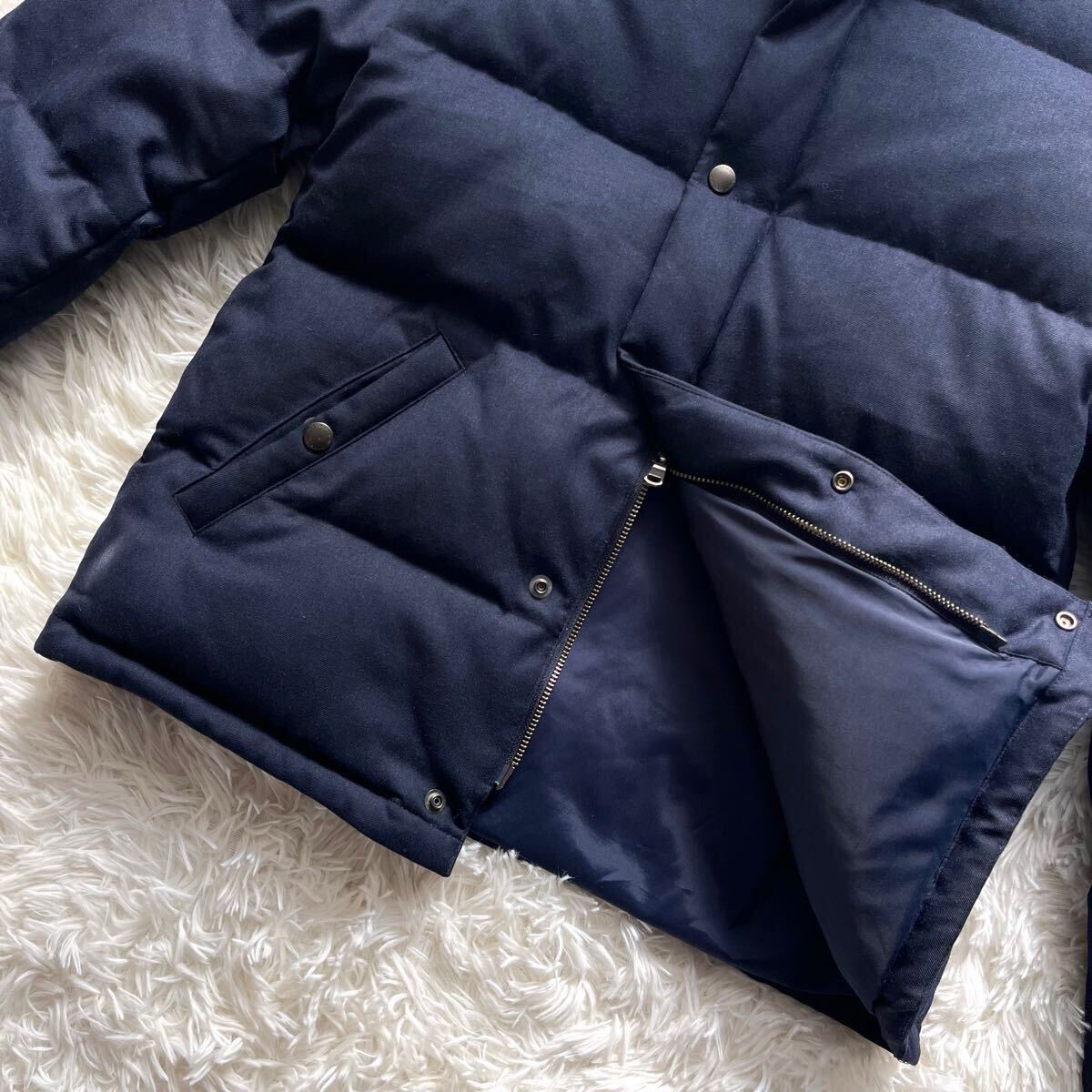 極美品 2way ネイビー ダウン80% 肉厚 ユナイテッドアローズ 極美品 2way ネイビー ダウン80% 肉厚 ユナイテッドアローズ