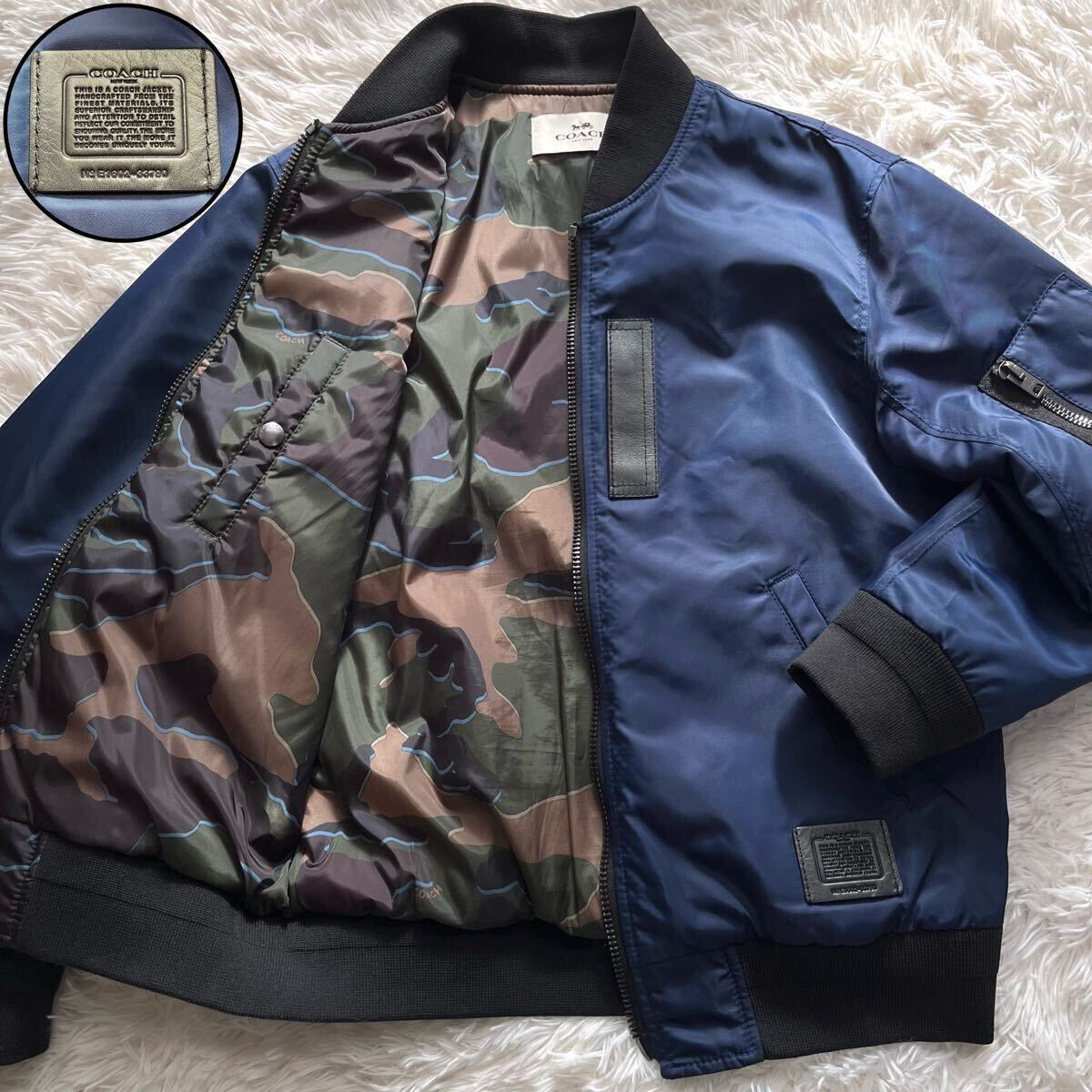 未使用級 L相当 ネイビー レザーパッチ 牛革 コーチ COACH 中綿 MA-1 フライトジャケット ボンバー ジャケット メンズ ブルゾン 迷彩 紺(コーチ)|売買されたオークション情報、Yahoo!オークション(旧ヤフオク!) の商品情報をアーカイブ公開 - オークファン(aucfan.com) 未使用級 L相当 ネイビー レザーパッチ 牛革 コーチ COACH 中綿 MA-1 フライトジャケット ボンバー ジャケット メンズ ブルゾン 迷彩 紺(コーチ)|売買されたオークション情報、Yahoo!オークション(旧ヤフオク!) の商品情報をアーカイブ公開 - オークファン(aucfan.com)