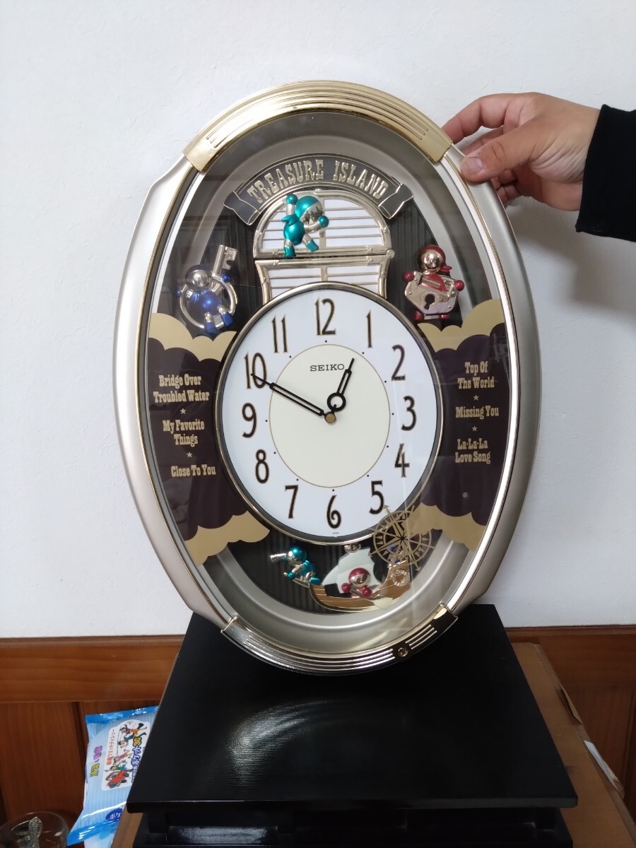 SEIKO からくり時計 壁掛け時計☆中古・保管品・ジャンク品 SEIKO からくり時計 壁掛け時計☆中古・保管品・ジャンク品
