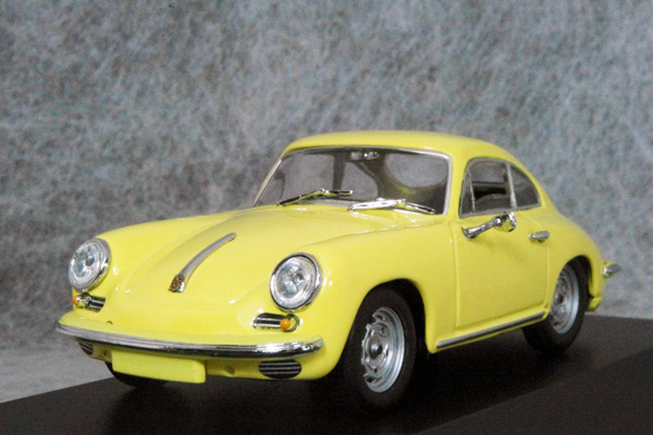 ● 1/43 ポルシェ 〓 356 C カレラ 2 / 1963 イエロー 〓 Porsche MINICHAMPS