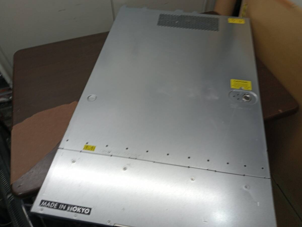 【YDT1099】★HP ProLiant DL160 G6 Xeon種類?クロック不明/RAM欠品/HDD欠品/DVD/通電確認(rèn)のみ★中古