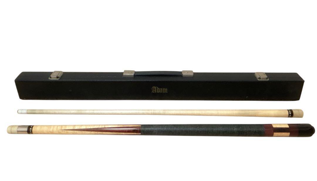 美品 アダム ADAM xix ビリヤード キュー ケースセット 2分割 美品 アダム ADAM xix ビリヤード キュー ケースセット 2分割
