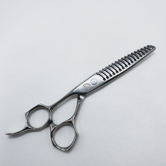 美品【ミズタニシザーズ ミズタニシザーMIZUTANI】Acroleaf WIDE K-25 LEFTY シザー セニング 約15~25% 左利き 5.8インチ 中古 sc1523