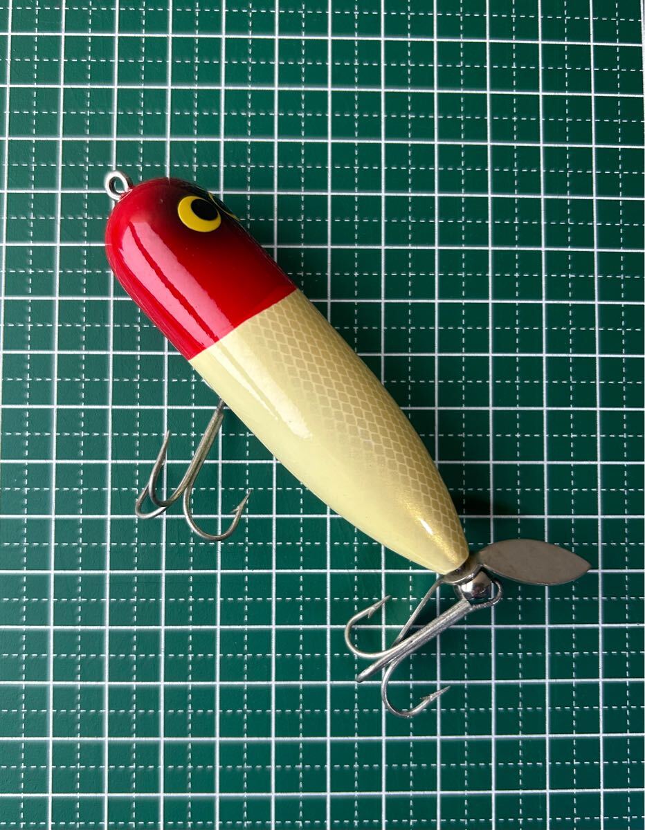 マグナムトピードリペイント、マグナムトーピード、マグトー、ヘドン、HEDDON、トップウォーター、ビンテージ、レッドヘッド