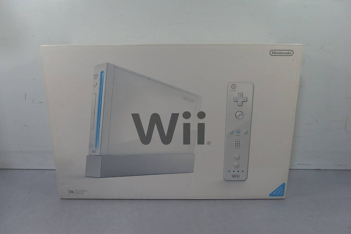 ◆新品未使用 Nintendo 任天堂 ニンテンドウ Wii 本体 RVL-S-WD(JPN) RVL-001 shiro(シロ) ホワイト Wiiリモコンジャケット付 ニンテンドー