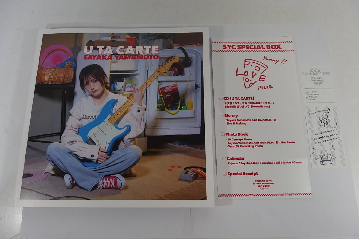 格安新品  ◇山本彩 U TA CARTE FC限定盤 CD+Blu-ray+LPサイズフォトブック 邦楽