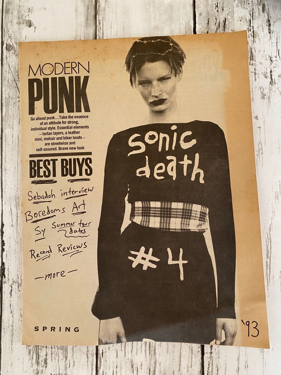 sonic death#4 ソニックユース　ファンジン