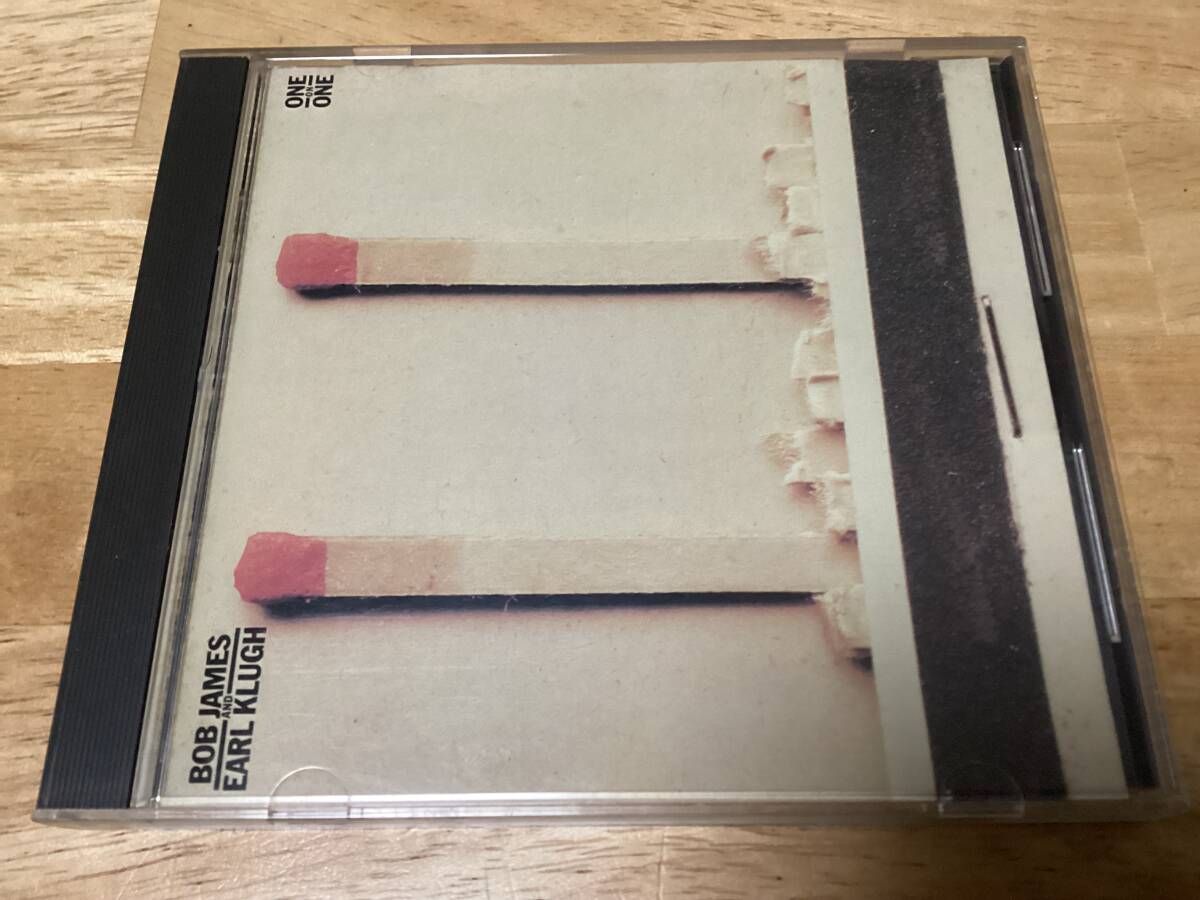 ★金レーベル★35DP 10/BOB JAMES & EARL KLUGH/ONE ON ONE/CBS SONY/3500円盤/ゴールドCD/Crude font/gold face