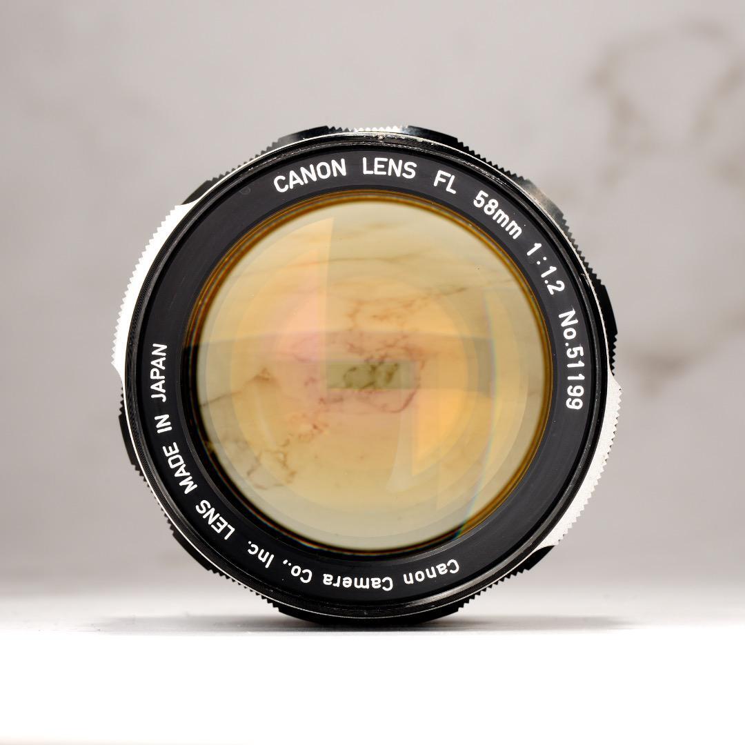 アダプターつき】動作◎ Canon FL 58mm F1.2 199 アダプターつき】動作◎ Canon FL 58mm F1.2 199
