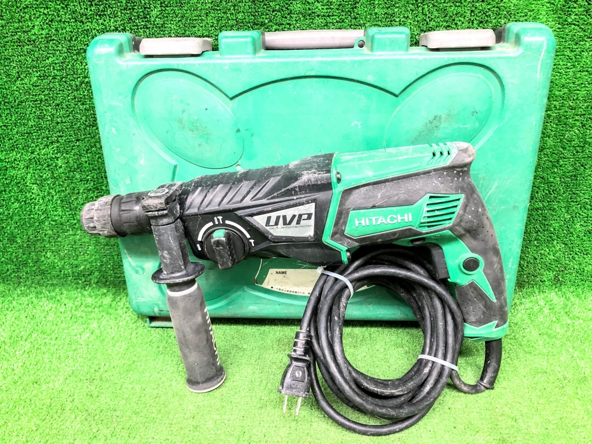中古品 Hitachi koki 日立工機 28mm SDSプラス ハンマードリル DH28PMY ※本体+ケース