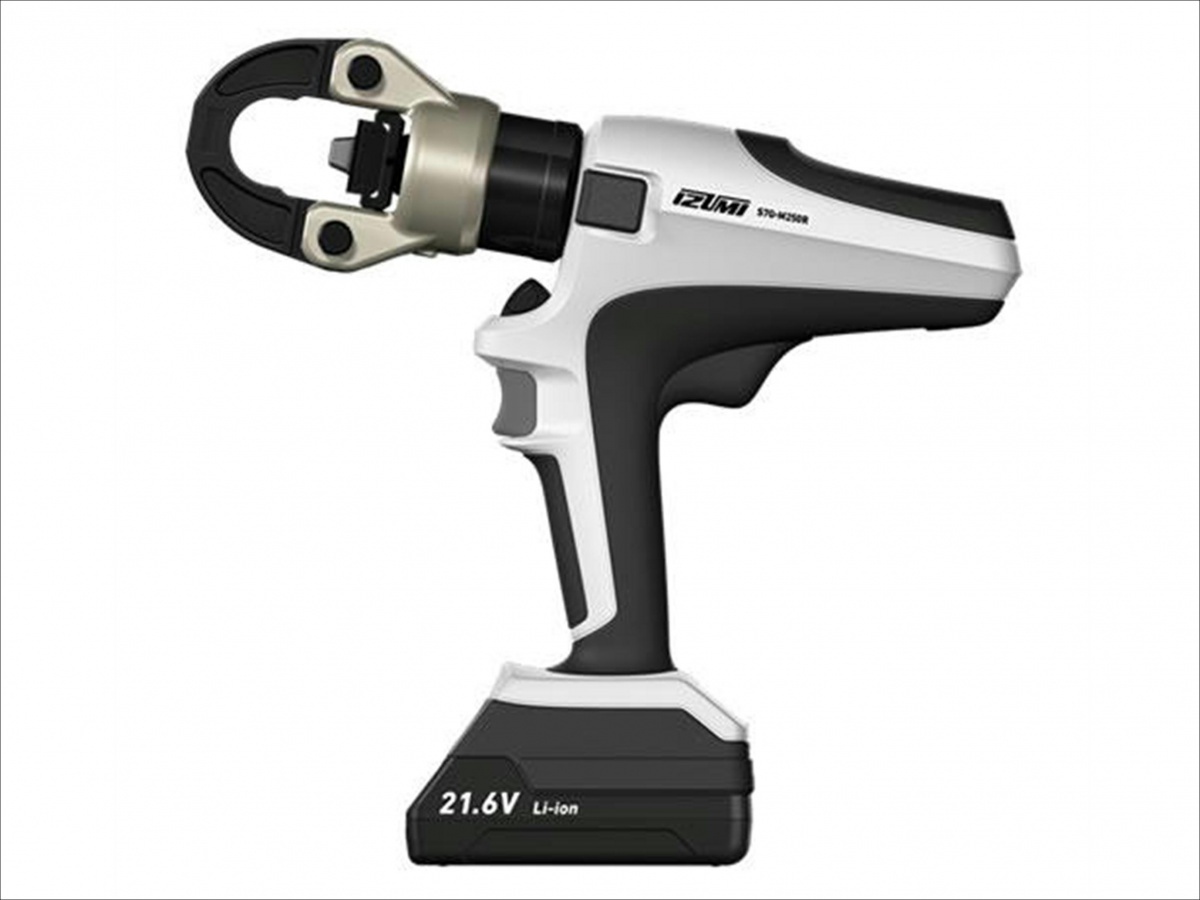 未開封品 maxell IZUMI 泉精器 21.6V 電動油圧式多機能工具 S7G-M250R ※バッテリー1個+充電器+ダイスセット