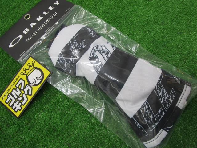 GK石川橋●新品670 オークリー◆ヘッドカバー◆FOS901143◆ブラック×ホワイト◆ユーティリティ用◆