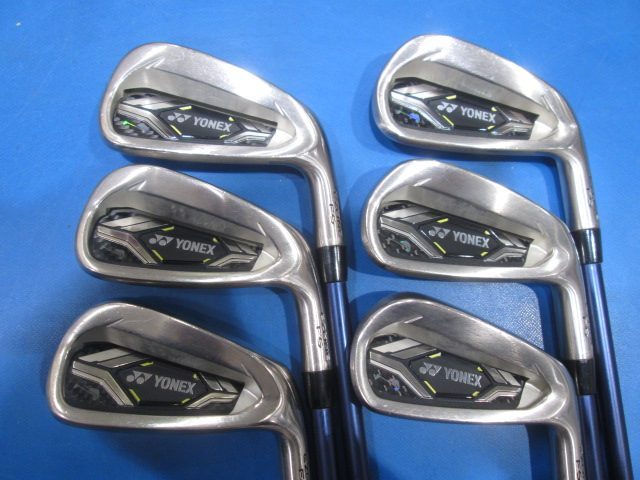 GK栄三越■ 827 【中古】ヨネックス◆EZONE FS◆REXIS KAIZA MASS i6◆ワンフレックス◆アイアン6本セット◆5-9?PW◆おすすめ