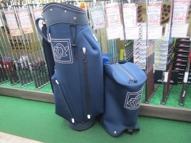 GK古城■ 330 zoy 071779810 キャディバッグ ★中古キャディバッグ★ネイビー★ゾーイ★オススメ★お買い得