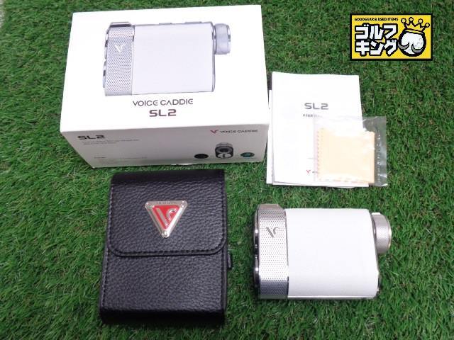 GK栄三越■ 160 【値下げ】【USED】VOICE CADDIE SL2◆ゴルフ用飛距離計◆ホワイト◆ボイスキャディ◆お買い得◆おすすめ