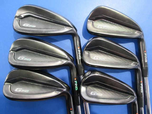 GK三好◆ 196 ピン◆G710◆NSPRO950GHneo(JP)◆ネオ◆5-9?Ｗ◆6本◆R◆ドットカラーオレンジ◆PING獨(dú)自の中空構(gòu)造◆飛んで球が上がる◆