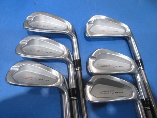 GK鈴鹿☆中古 846 三浦技研 創(chuàng)立40周年記念 限定 アイアン★AEROTECH SteelFiber i80★S★ミウラ★希少★