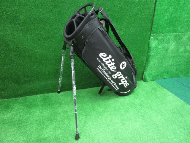 GK豊田▼ 031 【新品】エリートグリップ■25 CB-O-LIG BK■スタンドキャディバッグ■ブラック■オススメ?■軽量