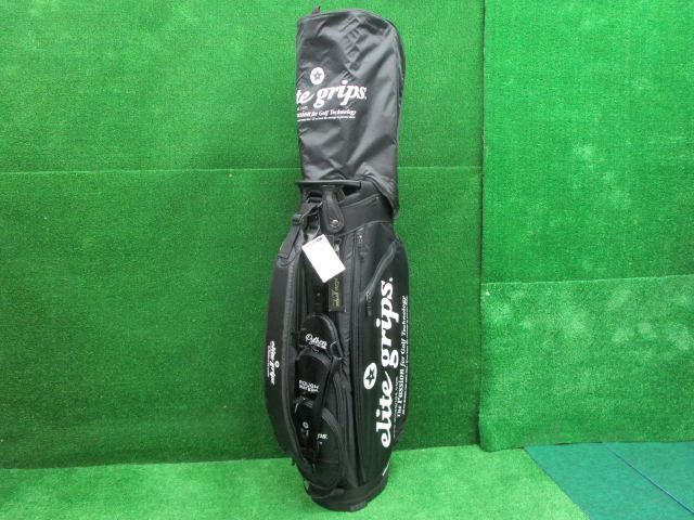 GK豊田▼ 031 【新品】エリートグリップ■25 CB-O-LIG BK■スタンドキャディバッグ■ブラック■オススメ?■軽量