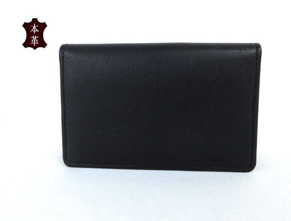 送料185円■pe450■▼メンズ 本革 カードケース ブラック【シンオク】【クリックポスト発送】