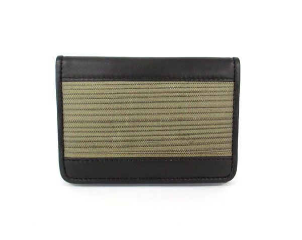 送料185円■pe317■▼メンズ カードケース ブラック/カーキ系【シンオク】【クリックポスト発送】