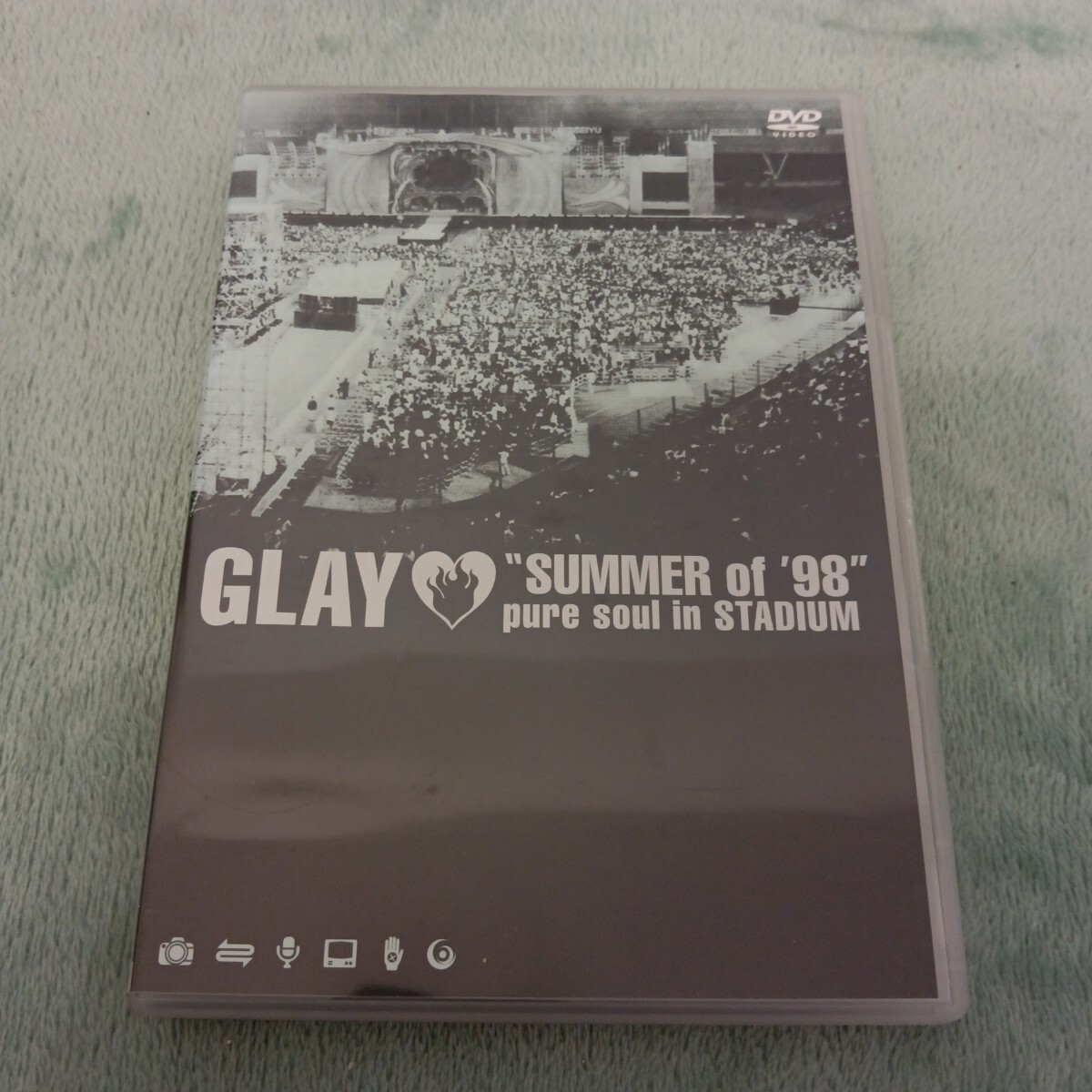 GLAY グレイ DVD SUMMER of '98 pure soul in STADIUM