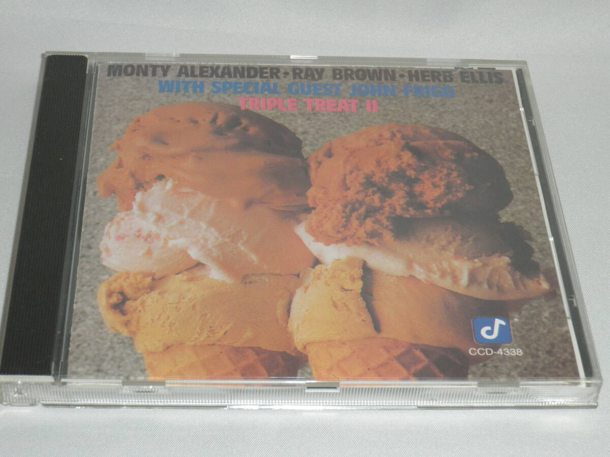 CD/ TRIPLE TREATⅡ / Monty Alexander /トリプル・トリートⅡ/モンティ・アレキサンダー/レイ・ブラウン、ハーブ・エリス/CCD-4338