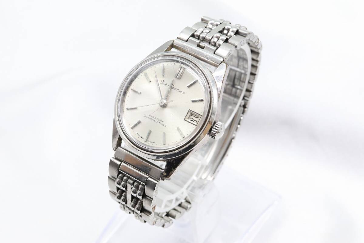 【W203-62】動作品 Seiko Sportsman セイコー スポーツマン 17石 自動巻き 腕時計 6602-7030 メンズ【送料全国一律185円】
