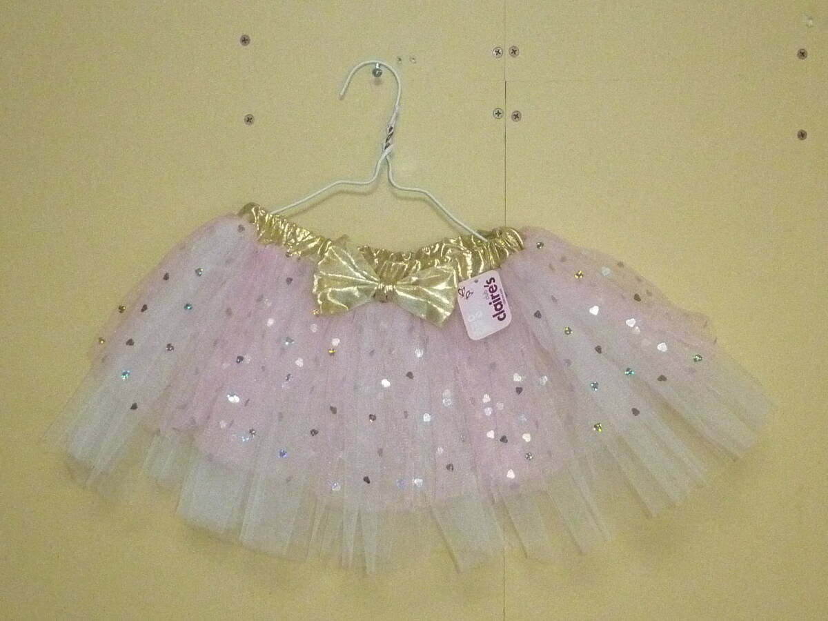 ★コスプレ衣裝★claire's クレアーズ/50-70cm/ベビー服/チュチュスカート/カチューシャ/しっぽ/ユニコーン/3點セット/ハロウィン/仮裝