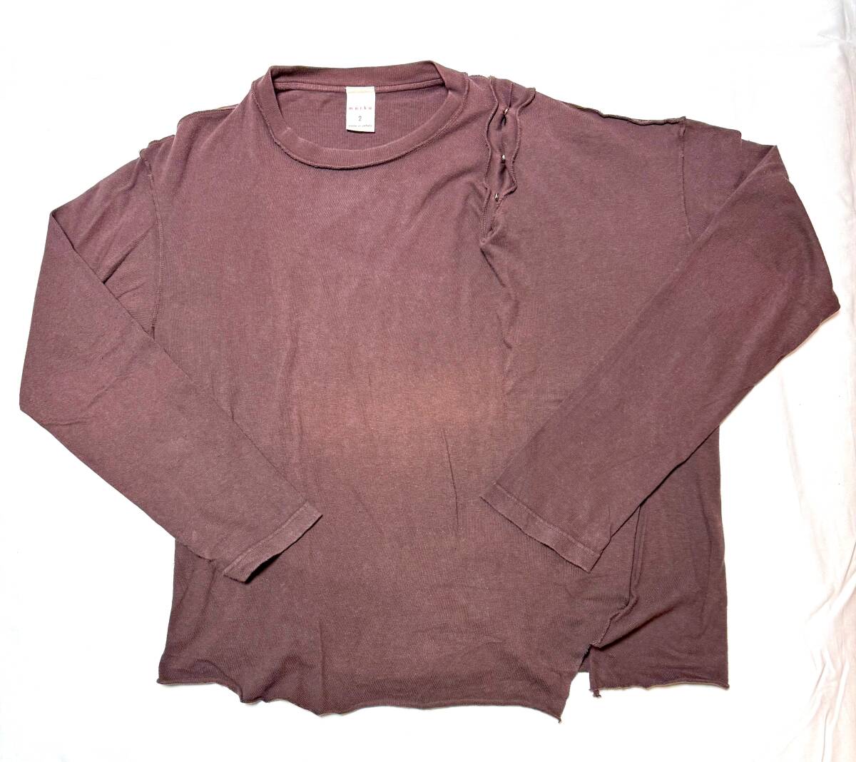 marka ヴィンテージ２WAY長袖カットソー / 2 BROWN_画像1