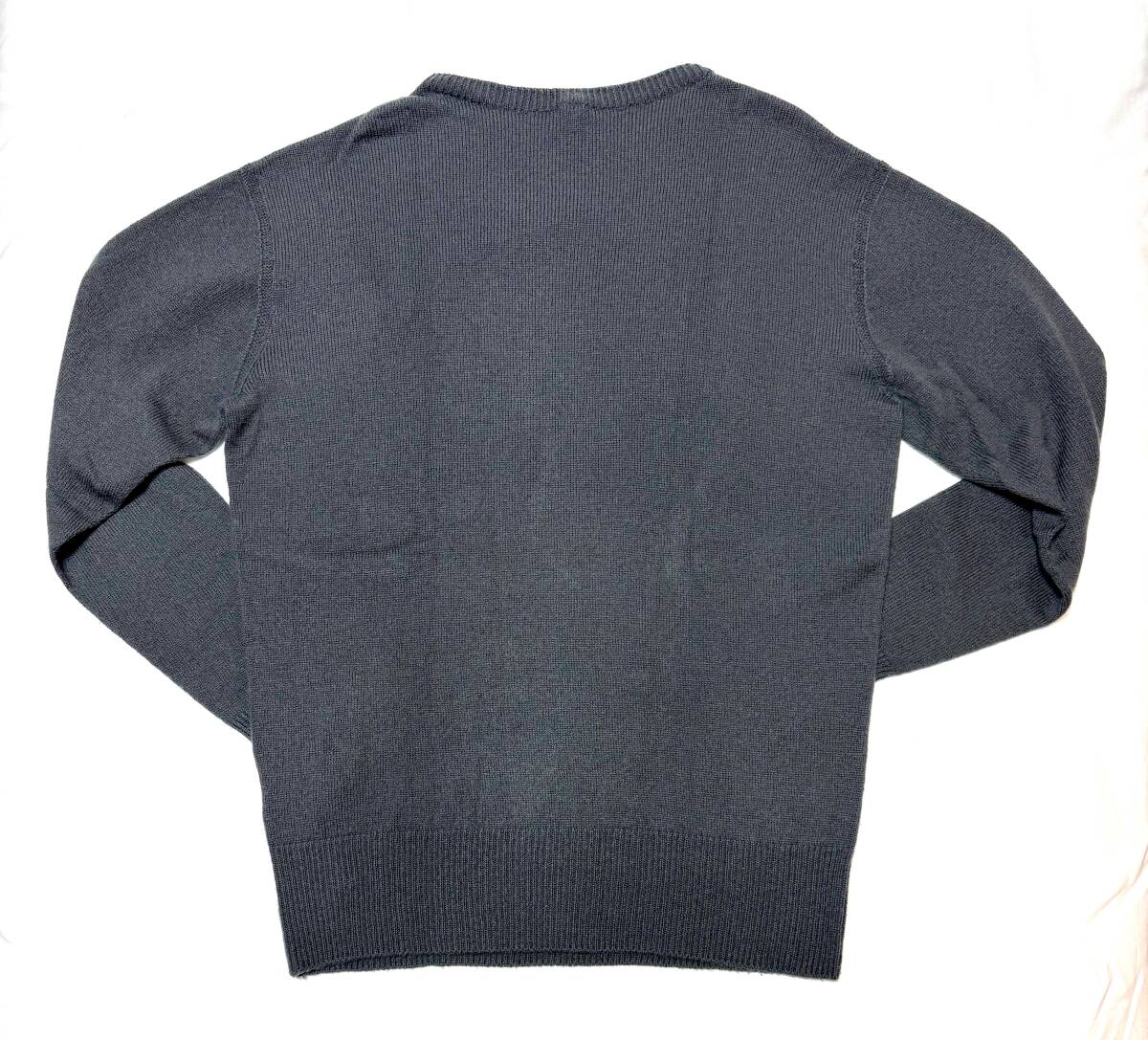 UNIQLO U ユニクロ 3Dエクストラファインメリノクルーネックセーター / L GRAY_画像2