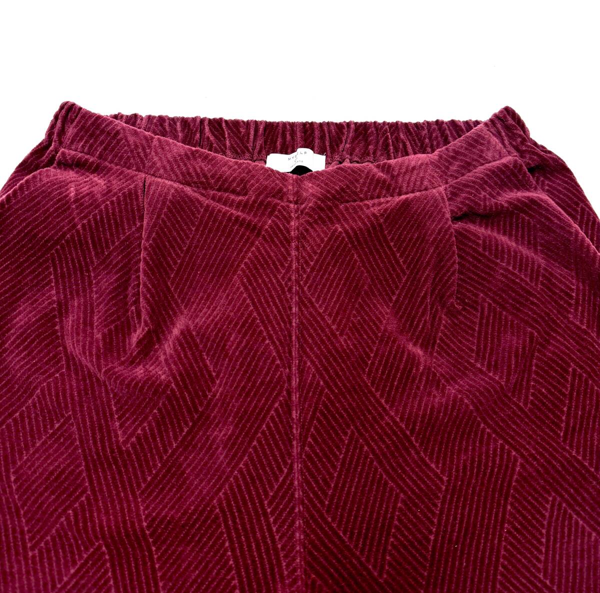 MYSELF ABAHOUSE コーデュロイパーカー パンツ セットアップ / L WINE_画像8