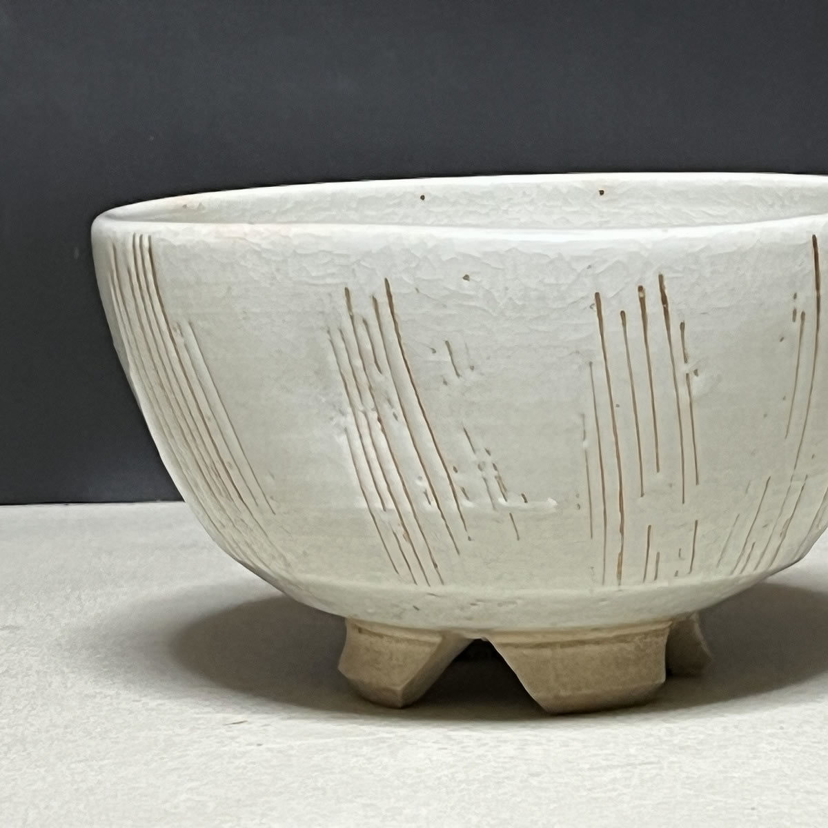 ♦古美術品 作家物 萩焼?茶道具 抹茶盌 アンティーク 骨董品 コレクション 骨董・茶道具】☆古い 萩焼 古萩抹茶碗 bj011ul.1(古美術品 萩