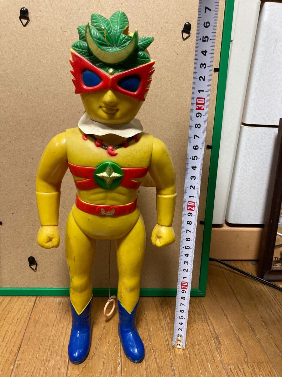 月の化身レインボーマン・ダッシュ1/米澤玩具70年代H:約38cm 月の化身レインボーマン・ダッシュ1/米澤玩具70年代H:約38cm